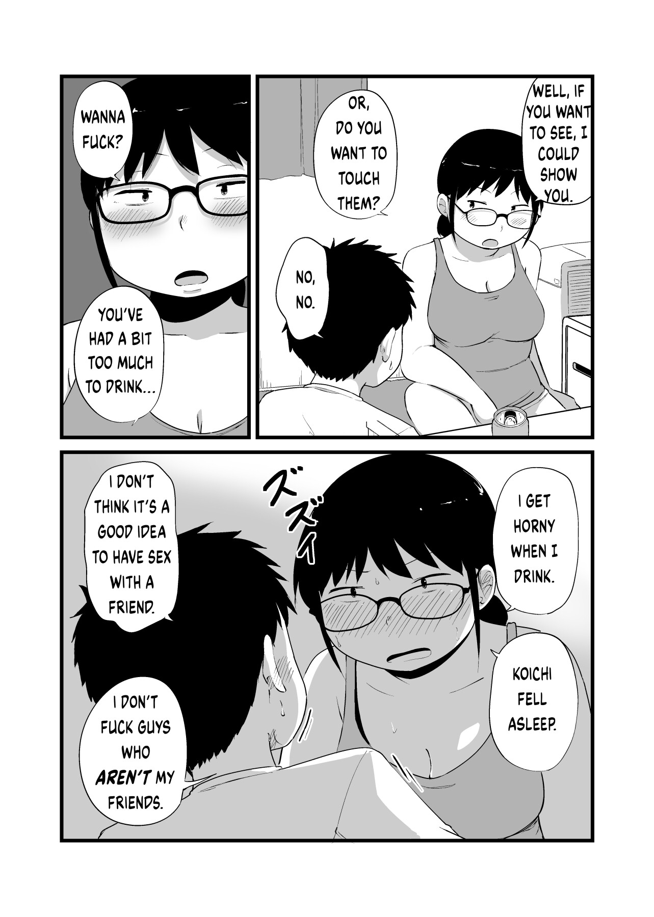 Hentai Manga Comic-My Friend Became a Plain-Faced Girl With Big Tits After TS-Read-39